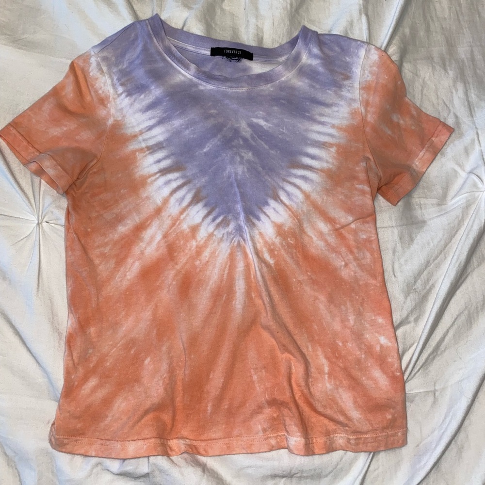 forever 21 womens tye dye shirt